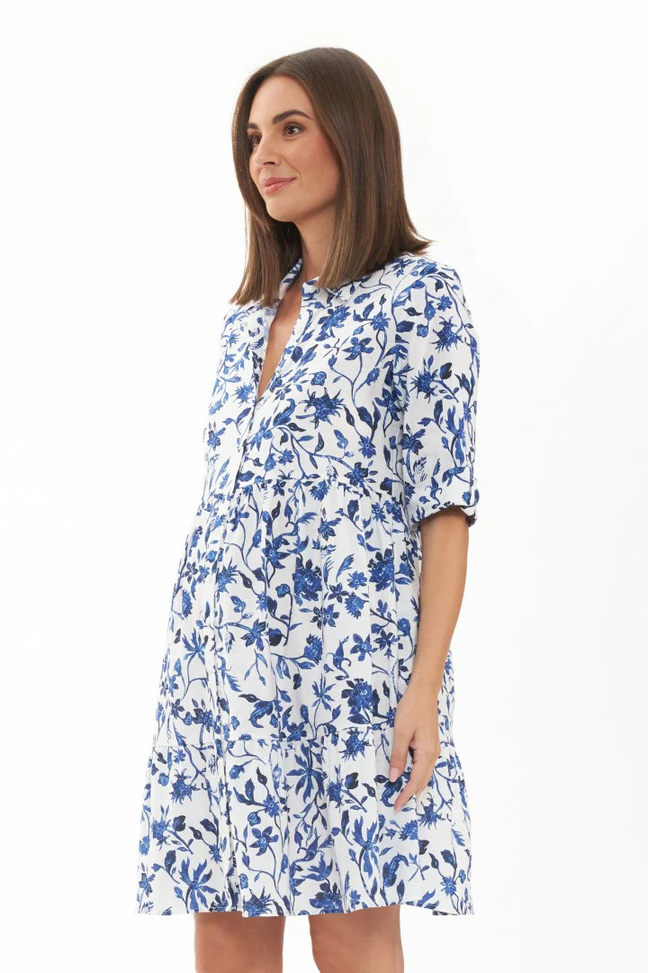 Bella Linen Dress - Image 2
