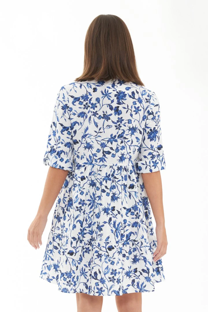 Bella Linen Dress - Image 4
