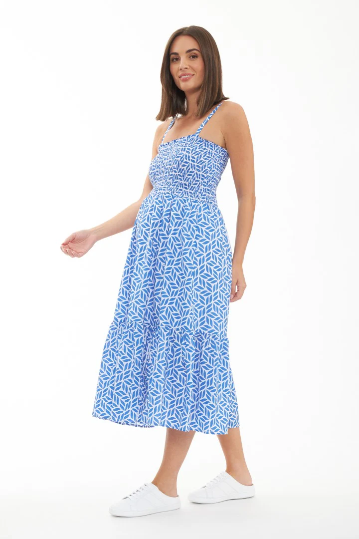 Capri Shirred Dress - Image 4