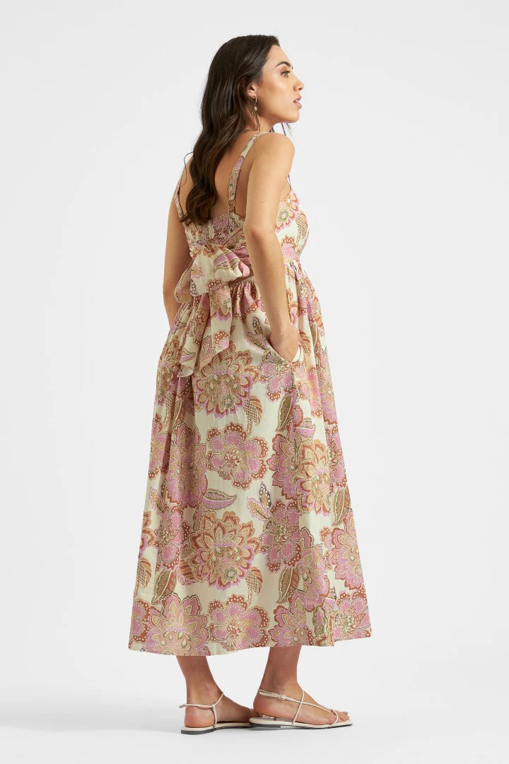 Hope Tie Back Linen Dress - Image 4