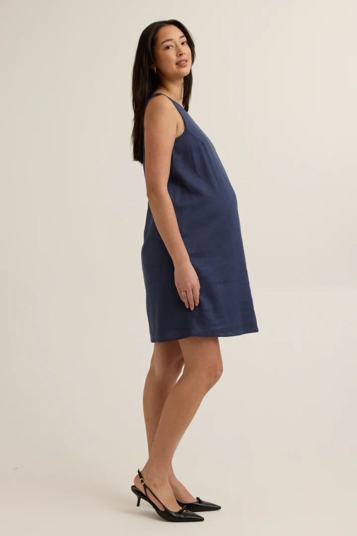 Sienna Linen-Blend Dress - Image 5