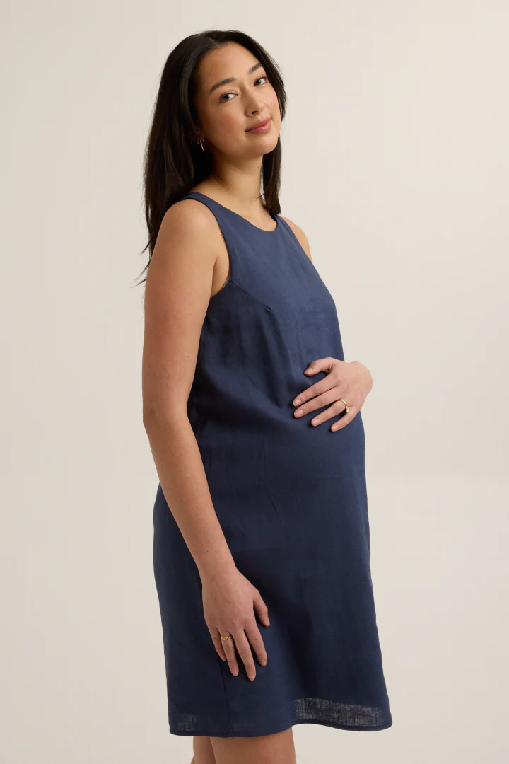 Sienna Linen-Blend Dress - Image 7