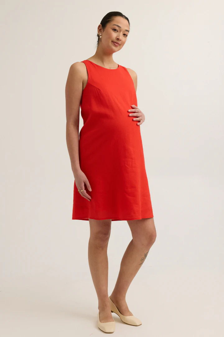 Sienna Linen-Blend Dress - Image 2