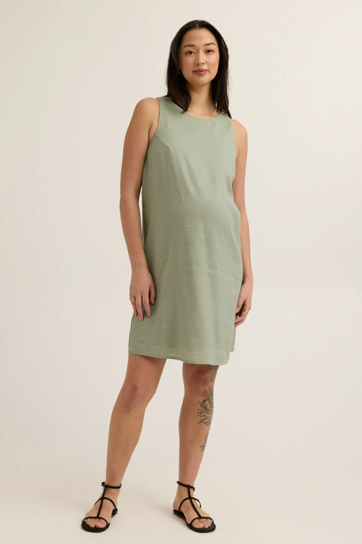 Sienna Linen-Blend Dress - Image 2