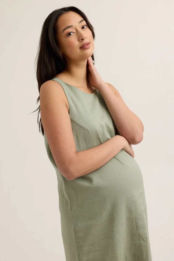 Sienna Linen-Blend Dress - Image 5