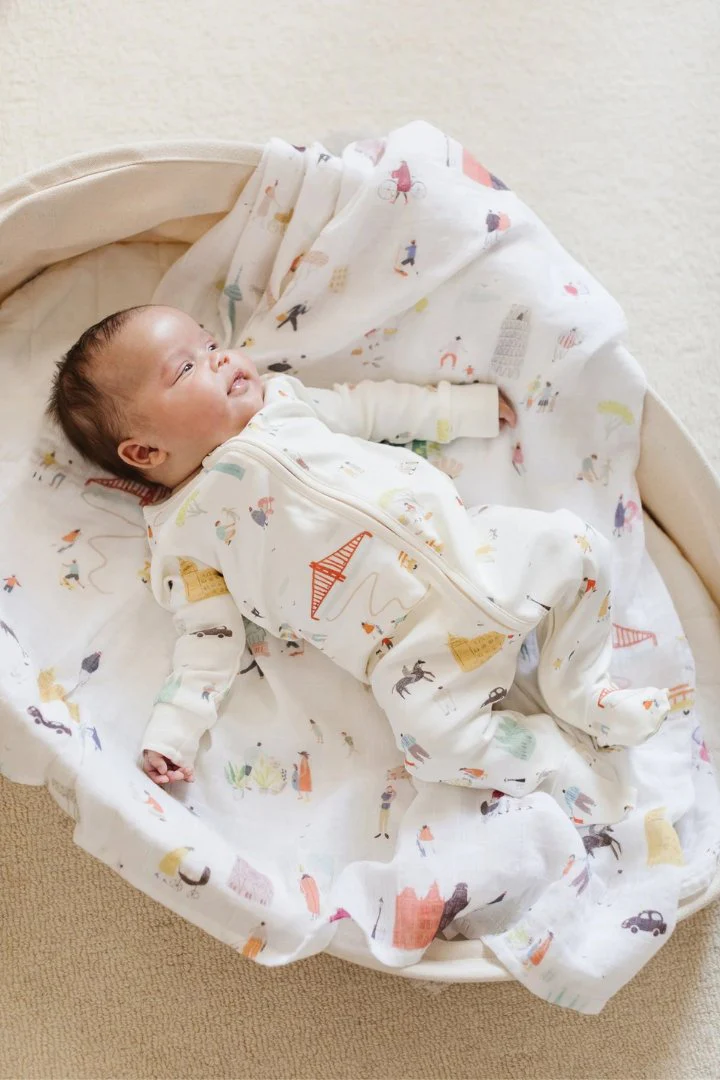 Organic Cotton Muslin Swaddle - Image 3