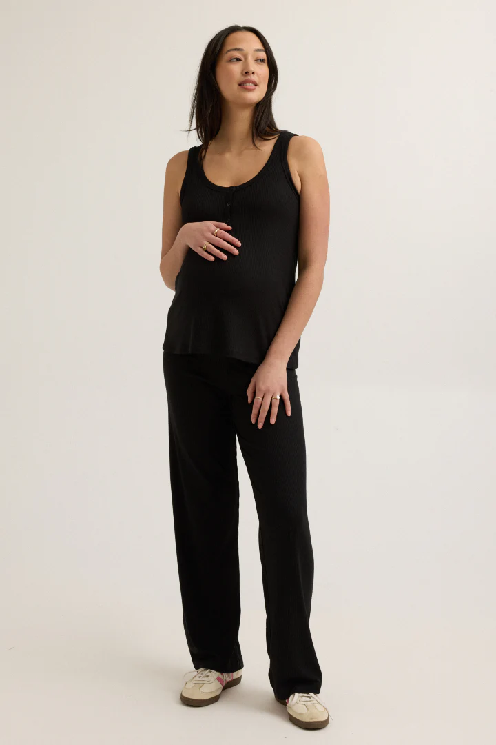 Soft Modal Rib Pant - Image 2