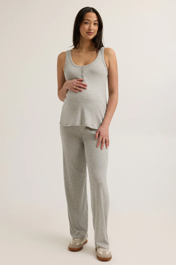 Soft Modal Rib Pant - Image 3