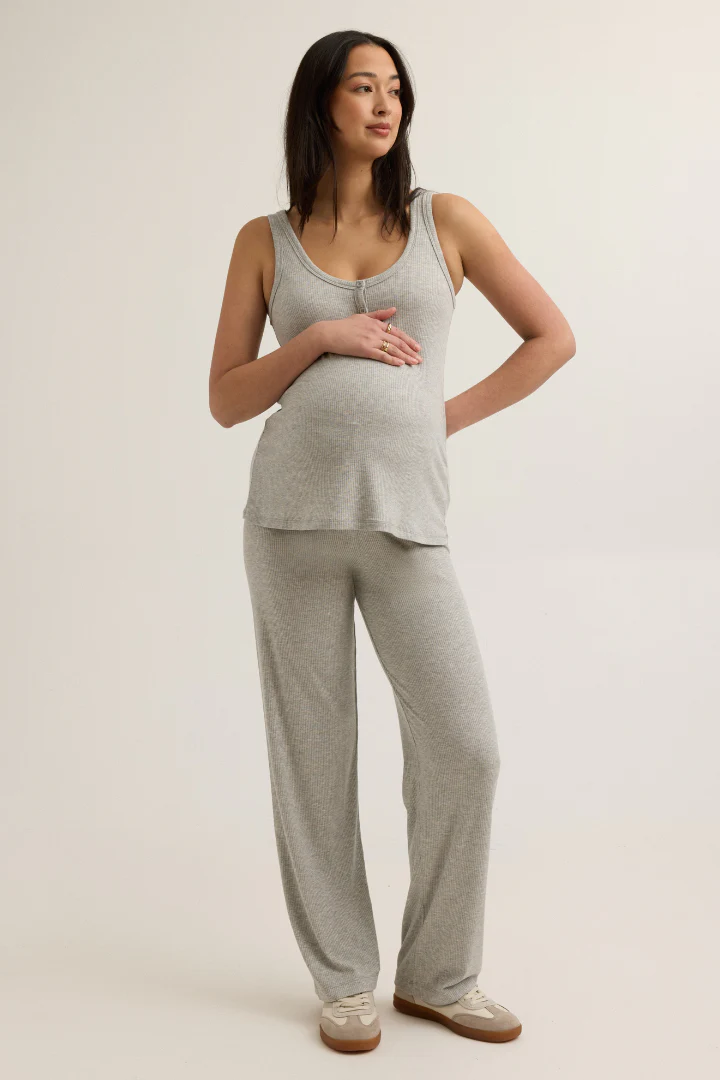 Soft Modal Rib Pant - Image 4