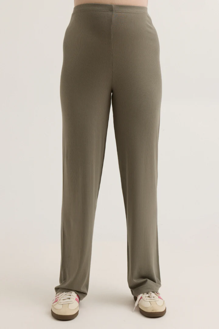 Soft Modal Rib Pant - Image 4